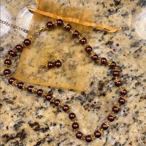 Necklace and Earrings